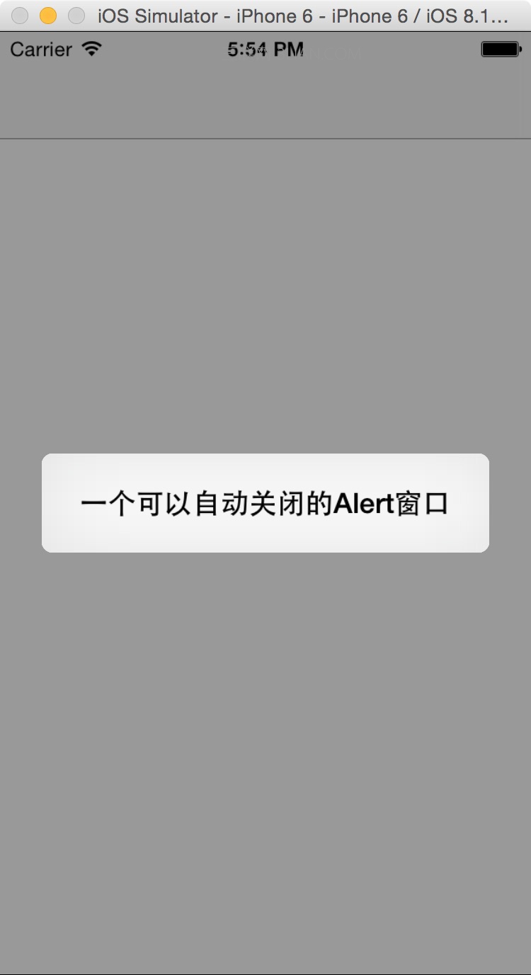 iOS UIAlertView如何自动关闭 三联