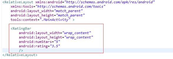 Android星级评分条控件RatingBar如何使用 三联